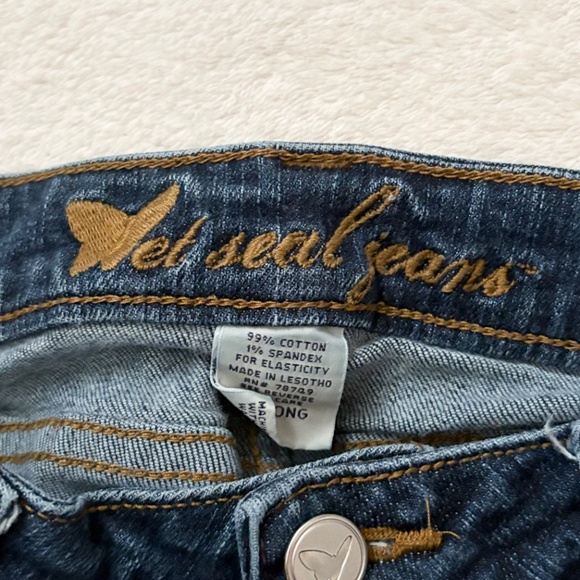 Low rise navy blue flare jeans - Picture 5 of 5